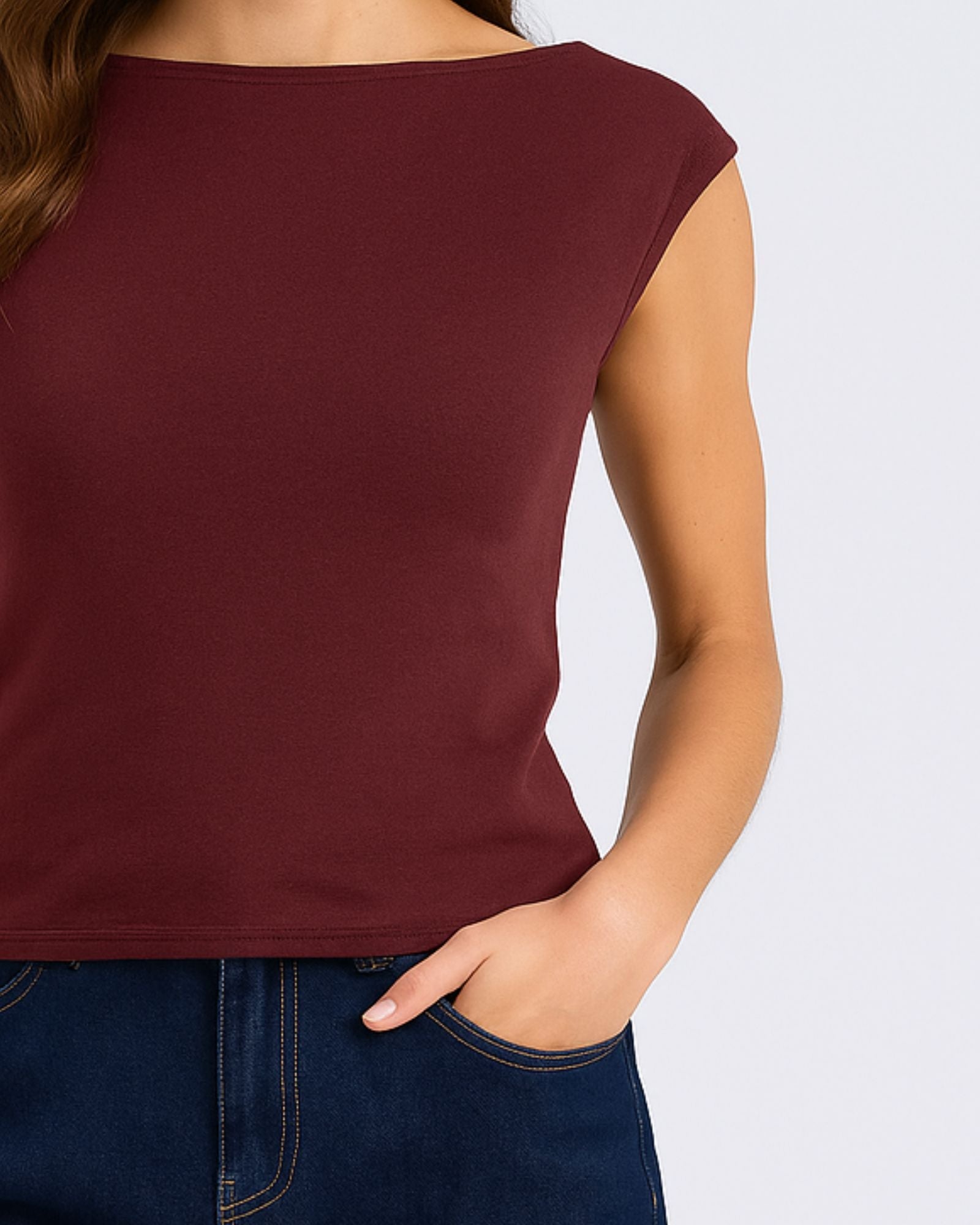 VMSOPHIE BOATNECK TOP